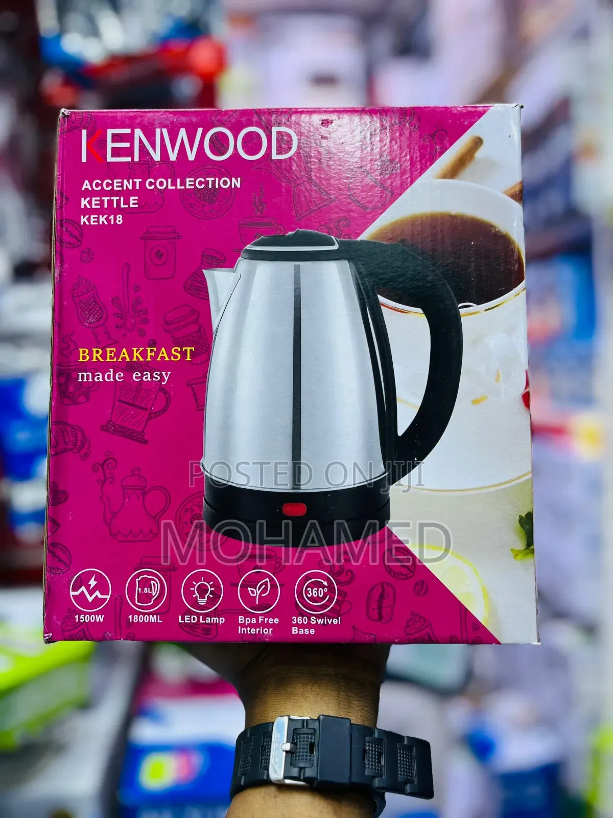 Kenwood Electric Kettle – Lita 1.8