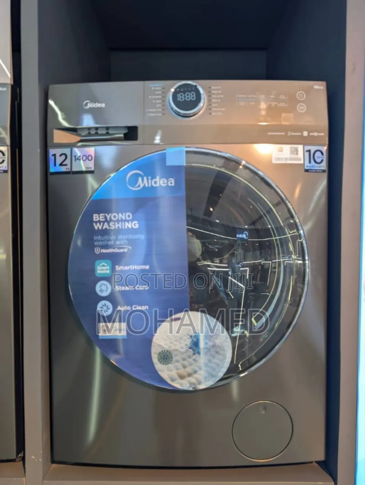  Midea Washing Machine 12kg – Smart Heavy Duty 
