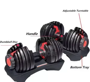 Adjustable Dumbbell 24kg Pair2 (Single-Spin Lock)