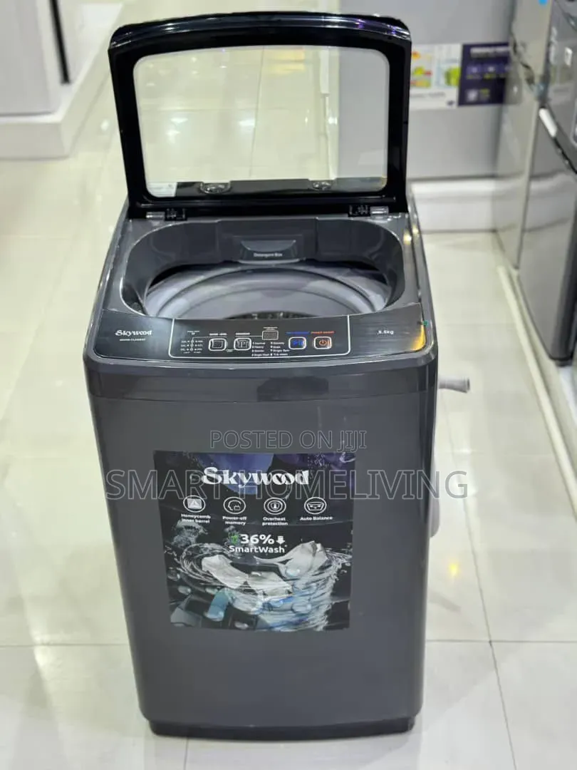Skywood Automatic Washing Machine Top Load SKWM-Tlb60 8.5 Kg