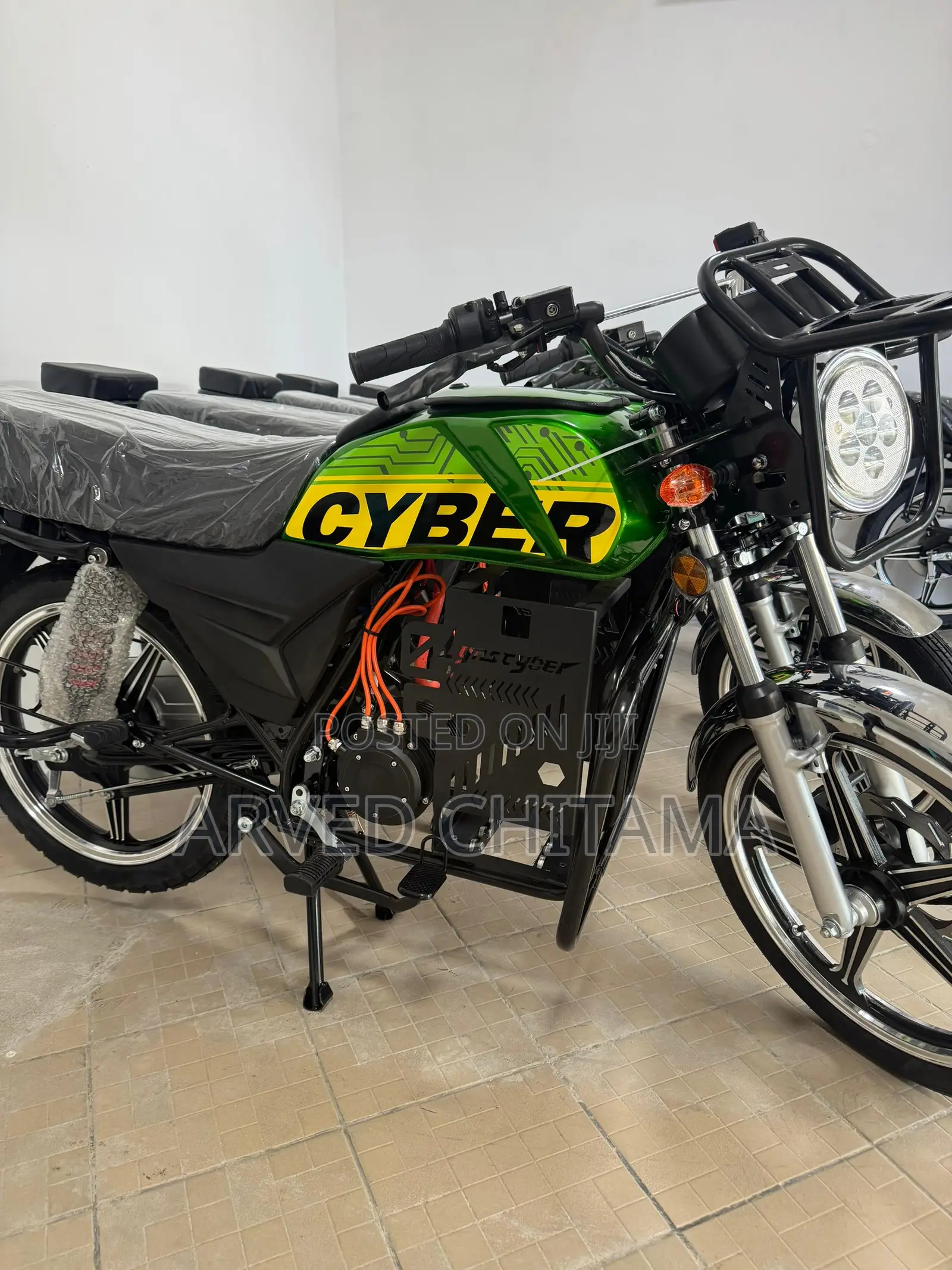 New Custom Built Motorcycles 2025 Green