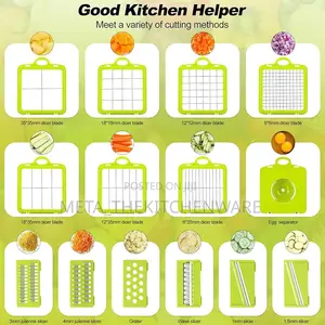 Multifunctional Vegetable Chopper 22 in 1