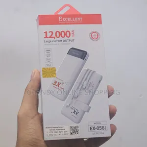 Excellent 12,000mah Power Bank.