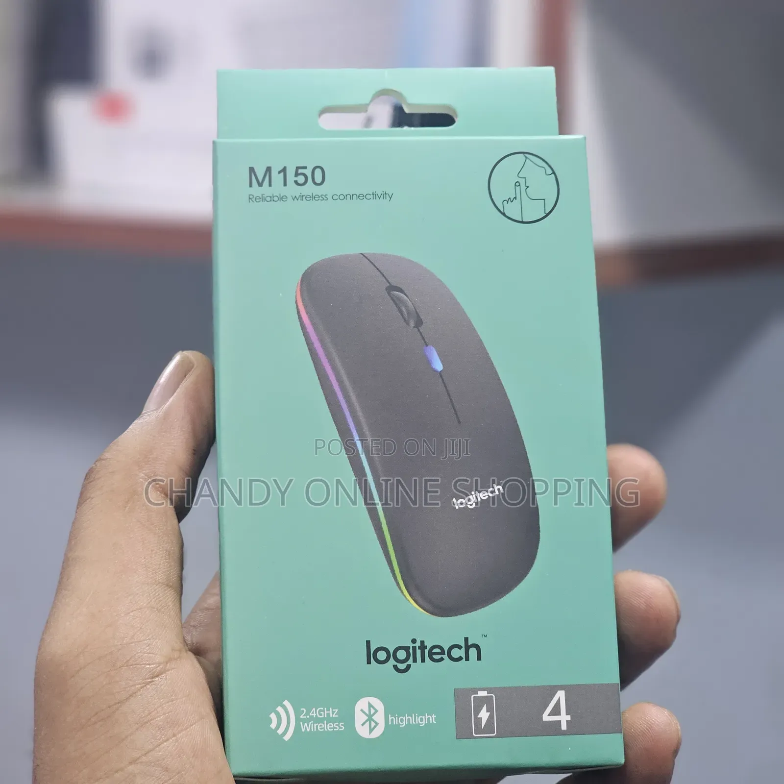 Logitech M150 Wireless Bluetooth Rechargeable Mouse.