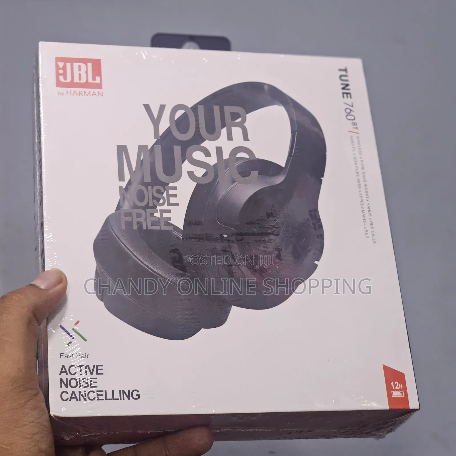 JBL Tune 760nc Wireless Over-Ear Headphones.