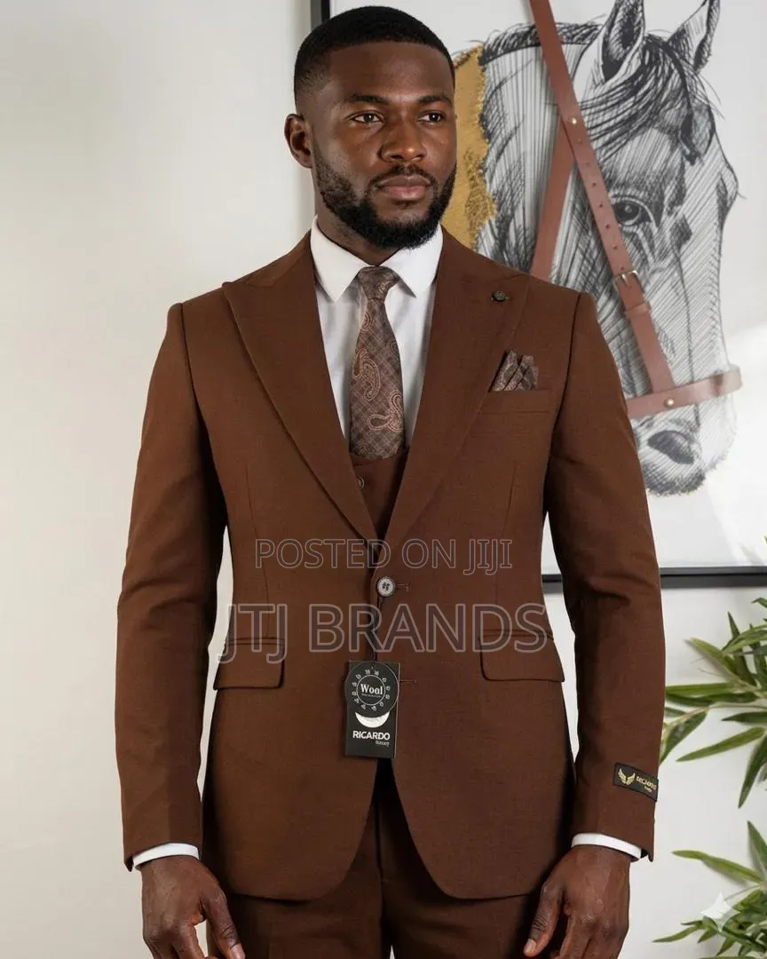 Brick Red Men New Look Suits