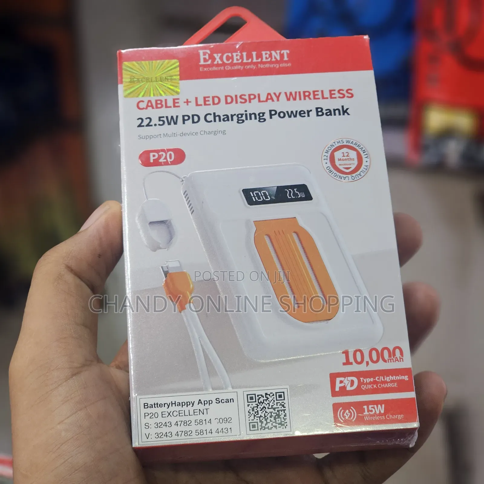 Excellent Wireless Power Bank.