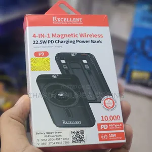 Excellent 4-in-1 Magnetic Wireless Power Bank.