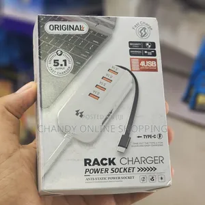 Rack Charger 2pd+2usb Safe Fast Charger Station.