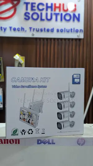 4 Wireless CCTV Camera Kit With Display