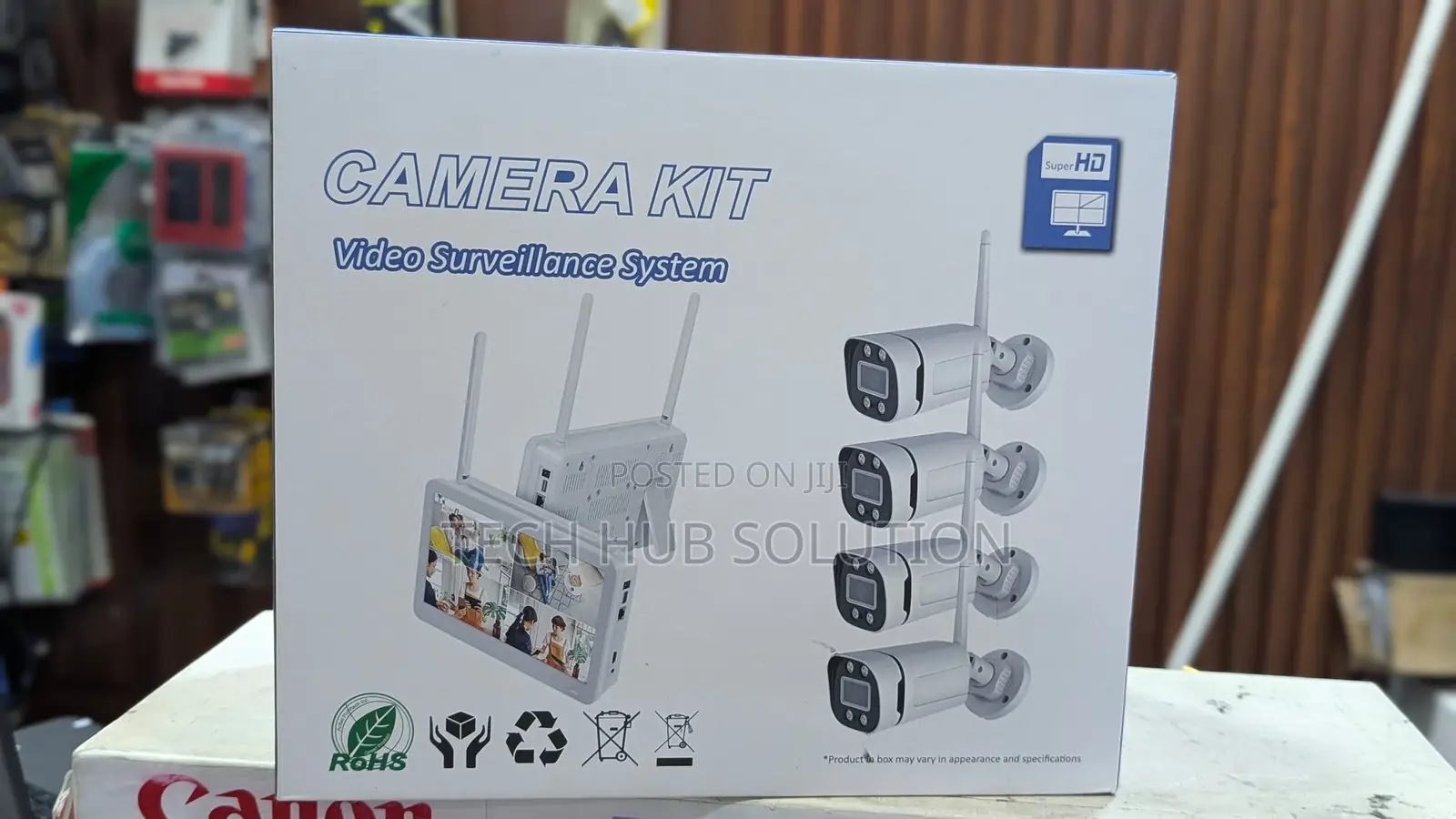 4 Wireless CCTV Camera Kit With Display