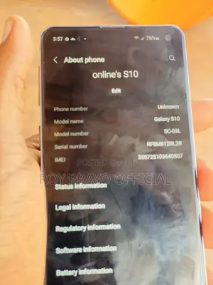Samsung Galaxy S10 Lite 128 GB Black