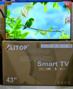 Alitop 43” Smart Tv – Frameless Design