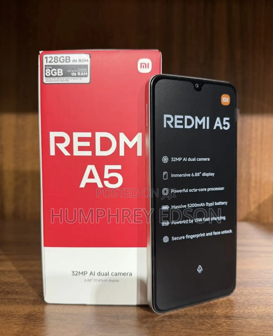 New Xiaomi Redmi A5 4G 128 GB Black