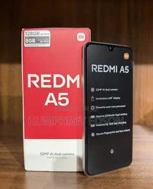 New Xiaomi Redmi A5 4G 128 GB Black