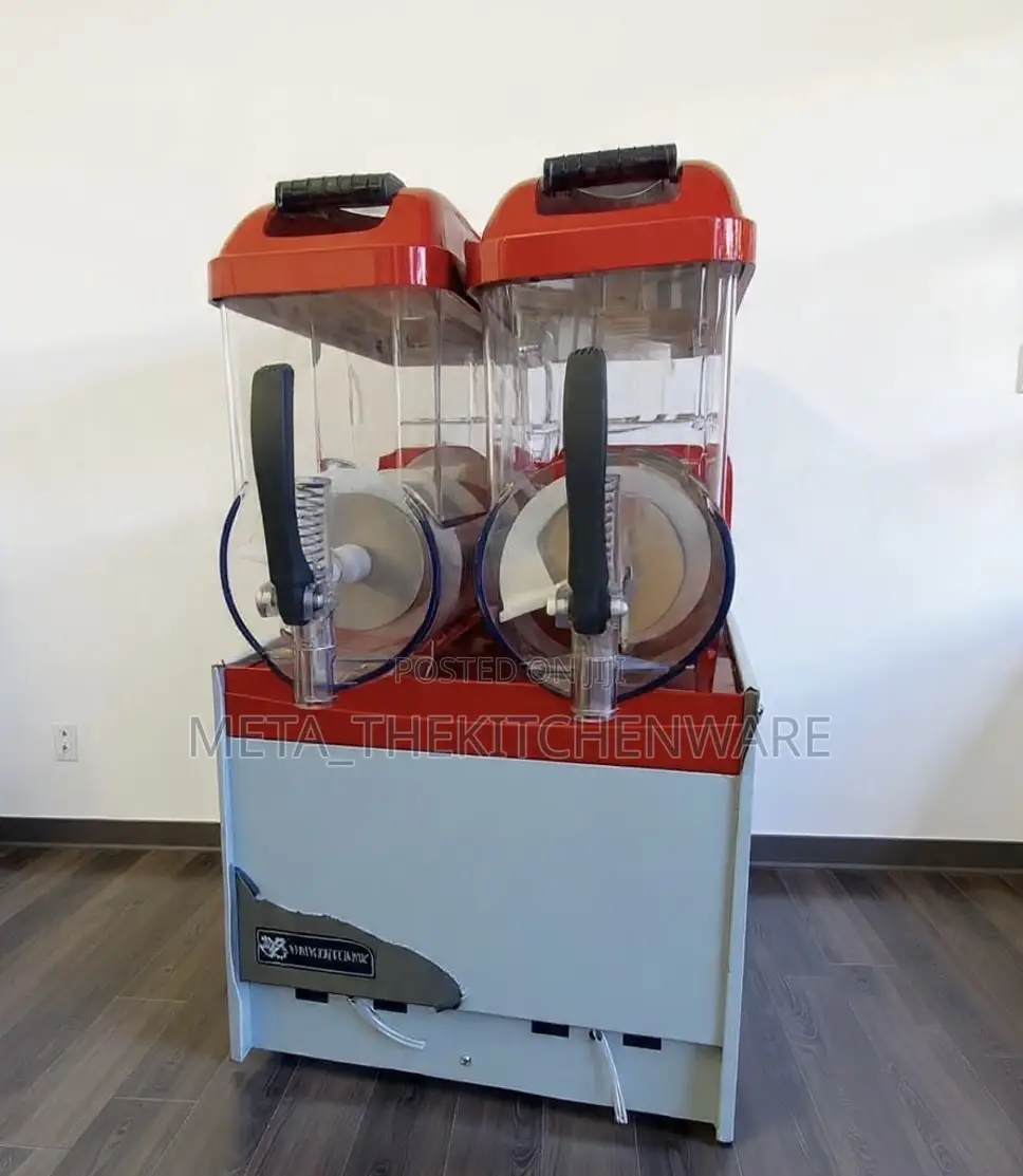 Commercial Double Head Slush Machine 30l Wg-Xrj15l×2