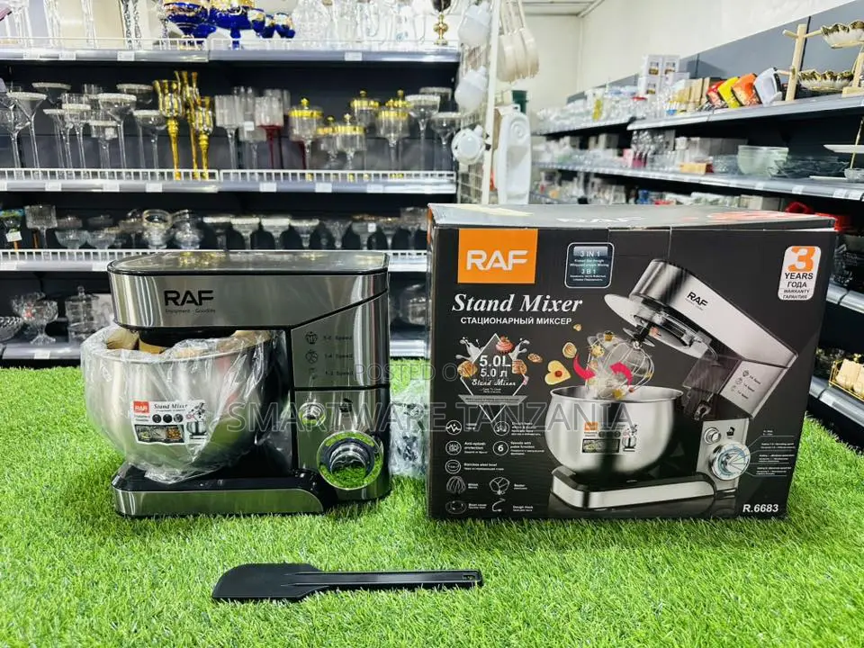 Raf R.6683 5l Professional Stand Mixer 1000w 3-in-1 6 Speed