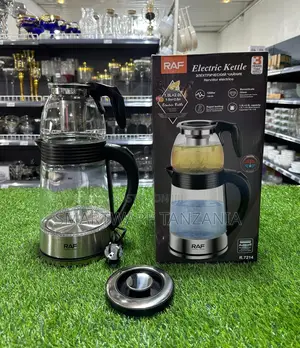 Raf R.7214 1500w Borosilicate Glass Electric Kettle 1l+2l