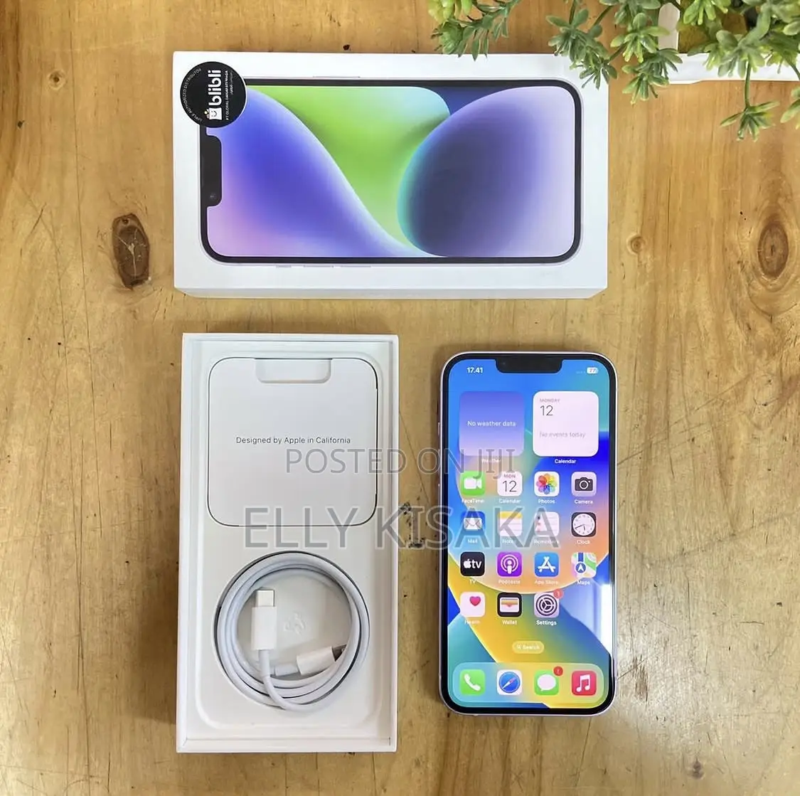 New Apple iPhone 14 128 GB Purple