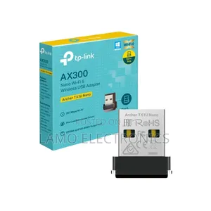 Tp Link Ax300 Archer Tx1u Nano Wi-Fi 6 Wireless Usb Adapter 300mbps