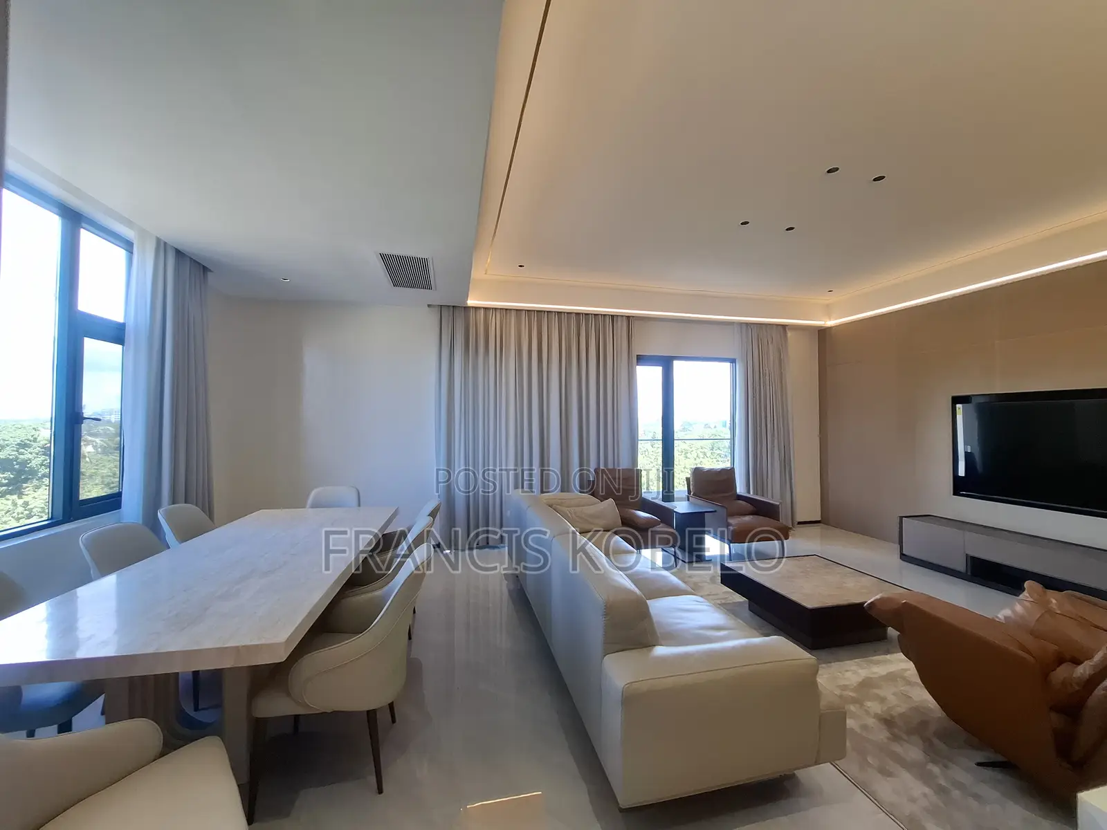 Furnished 3bdrm Apartment in Masaki for rent