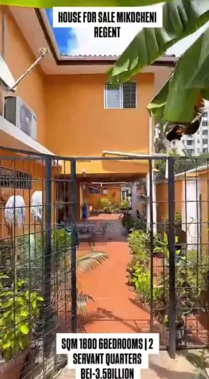 6bdrm Block of Flats in Mchakama Reale, Mikocheni for sale