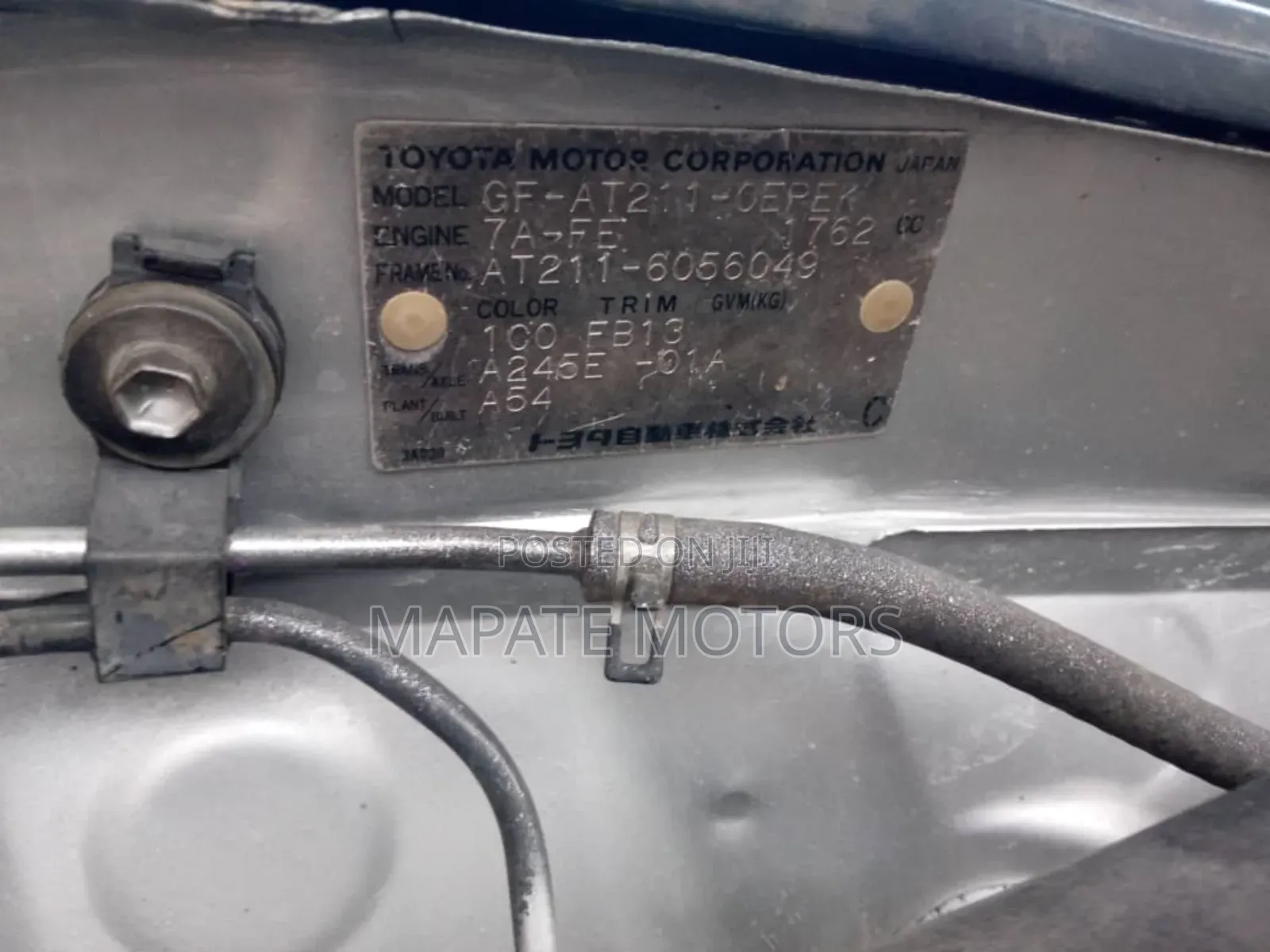 Toyota Carina 1.8 FWD Sedan 2001 Silver