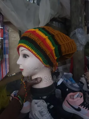 Men's Hat Jamaica Calture Material Thread Special for Dreadlocks