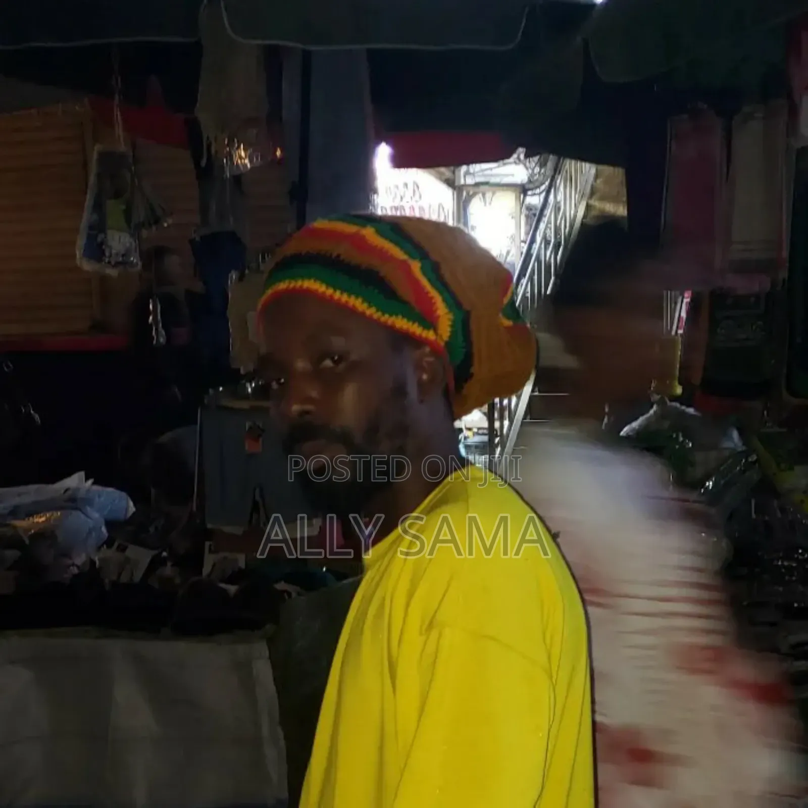 Men's Hat Jamaica Calture Material Thread Special for Dreadlocks