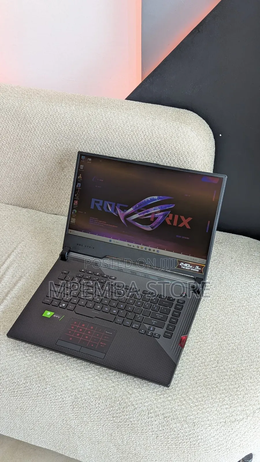 Laptop Asus ROG Strix SCAR 15 16GB Intel Core i7 SSD 512GB