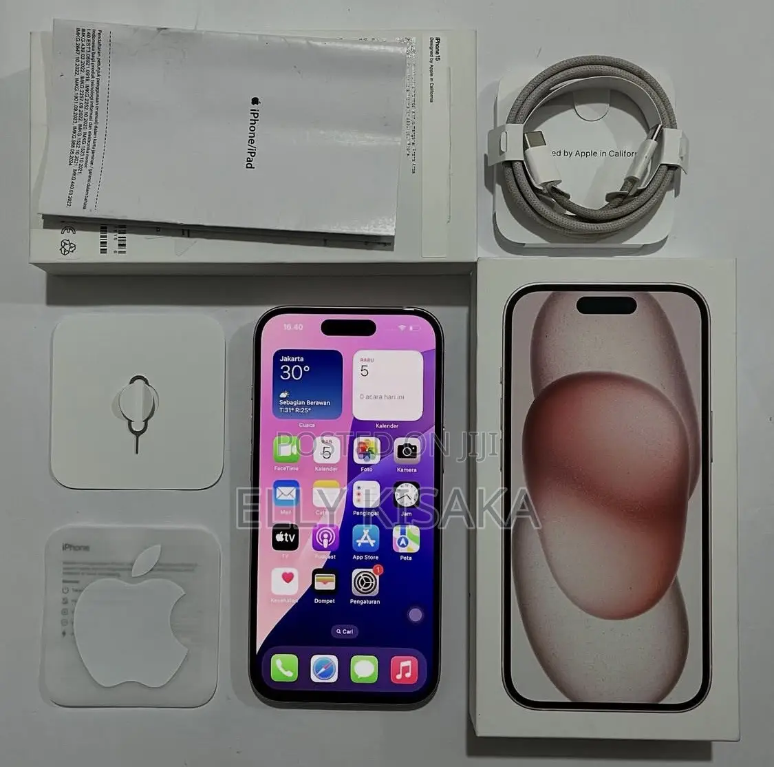 New Apple iPhone 15 256 GB Pink