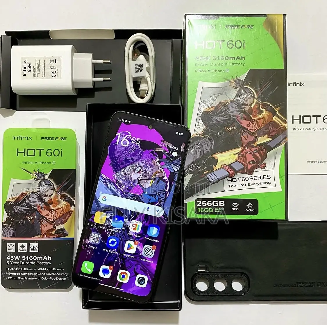 New Infinix Hot 60i 128 GB Black