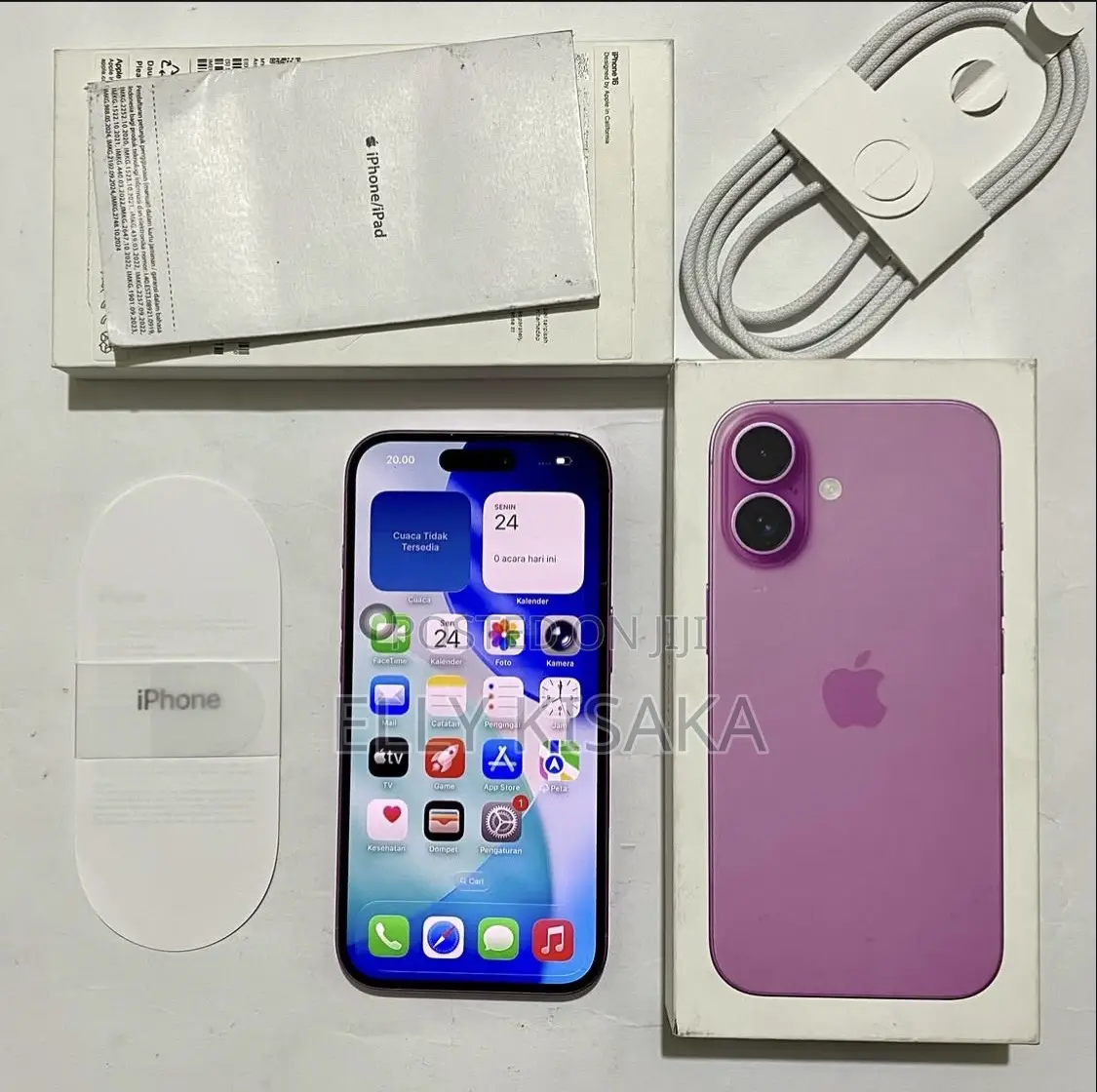 New Apple iPhone 16 128 GB Pink