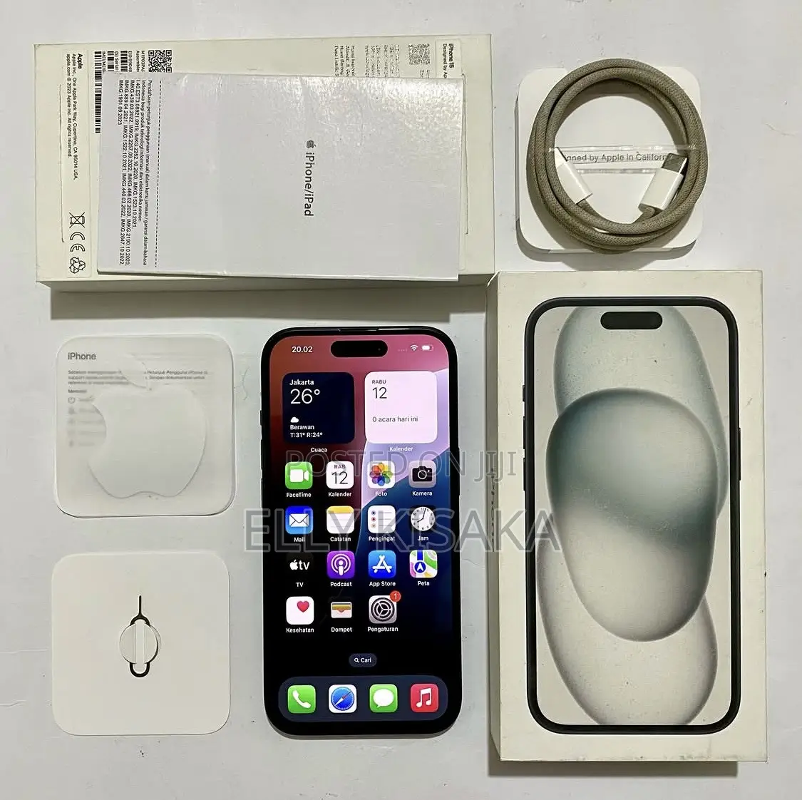 New Apple iPhone 15 128 GB Black
