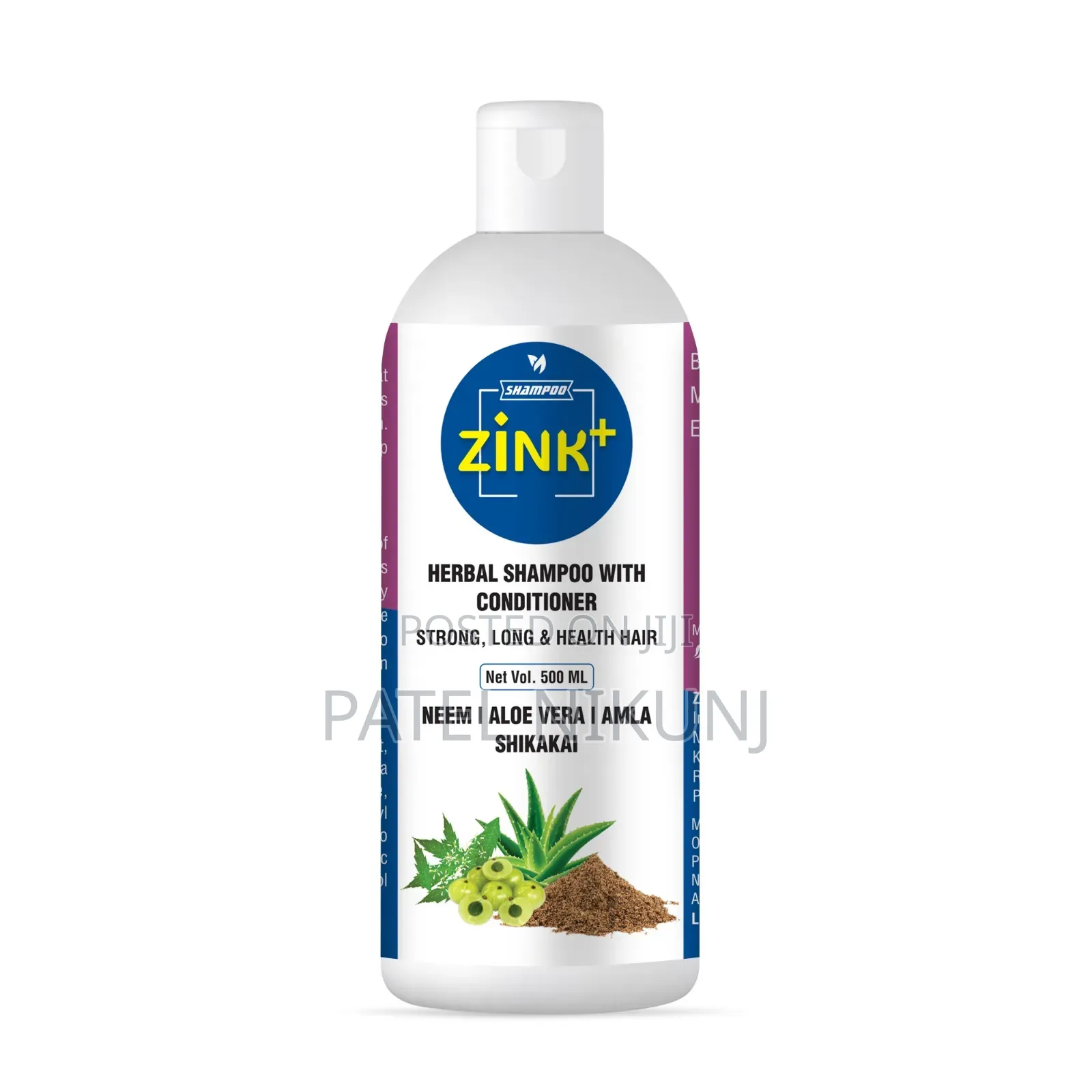 Zink+ Herbal Shampoo (Made in India)