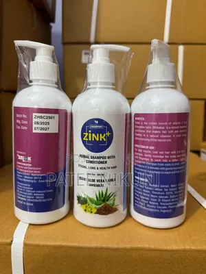 Zink+ Herbal Shampoo (Made in India)