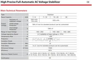 Tronic Stabilizer 1000va Single Phase