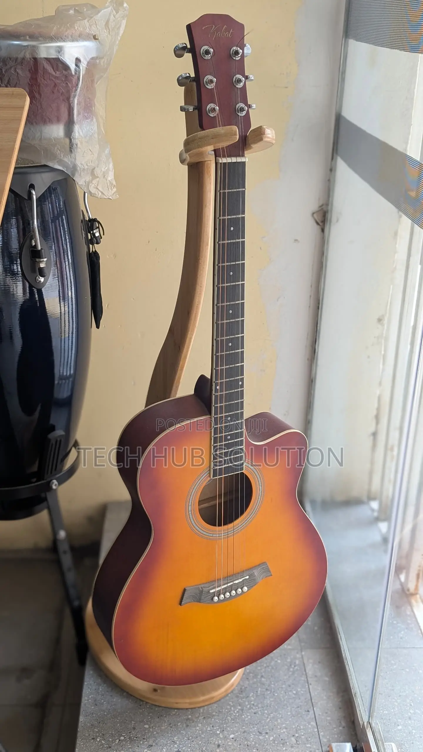 Wooden Guitar Stand