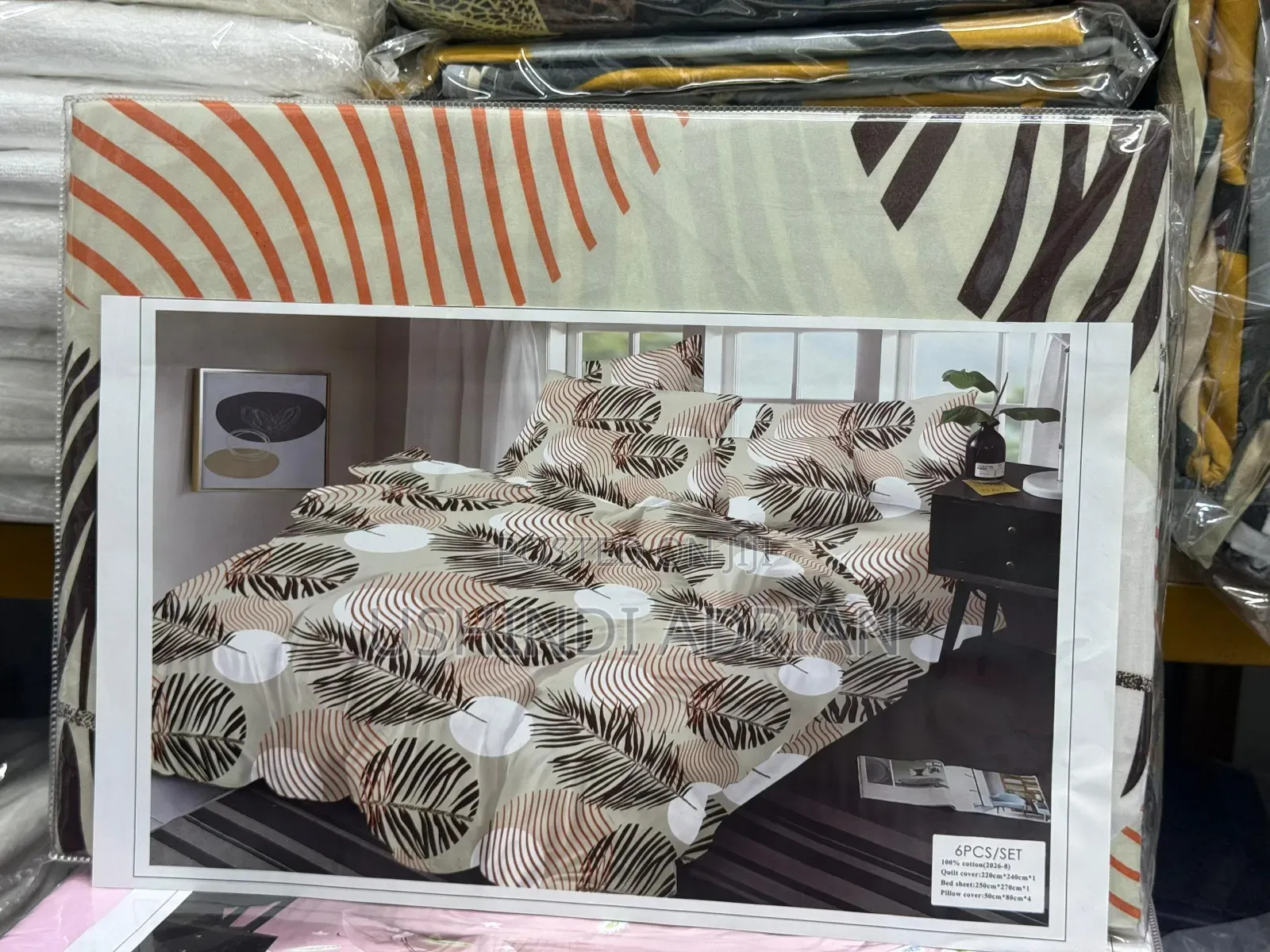 Bedding Set (King Size)  Duvet Cover 1
 Shuka 1
 Foronya 4