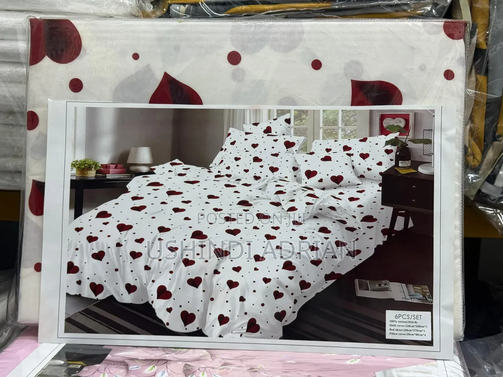 Bedding Set (King Size)  Duvet Cover 1
 Shuka 1
 Foronya 4