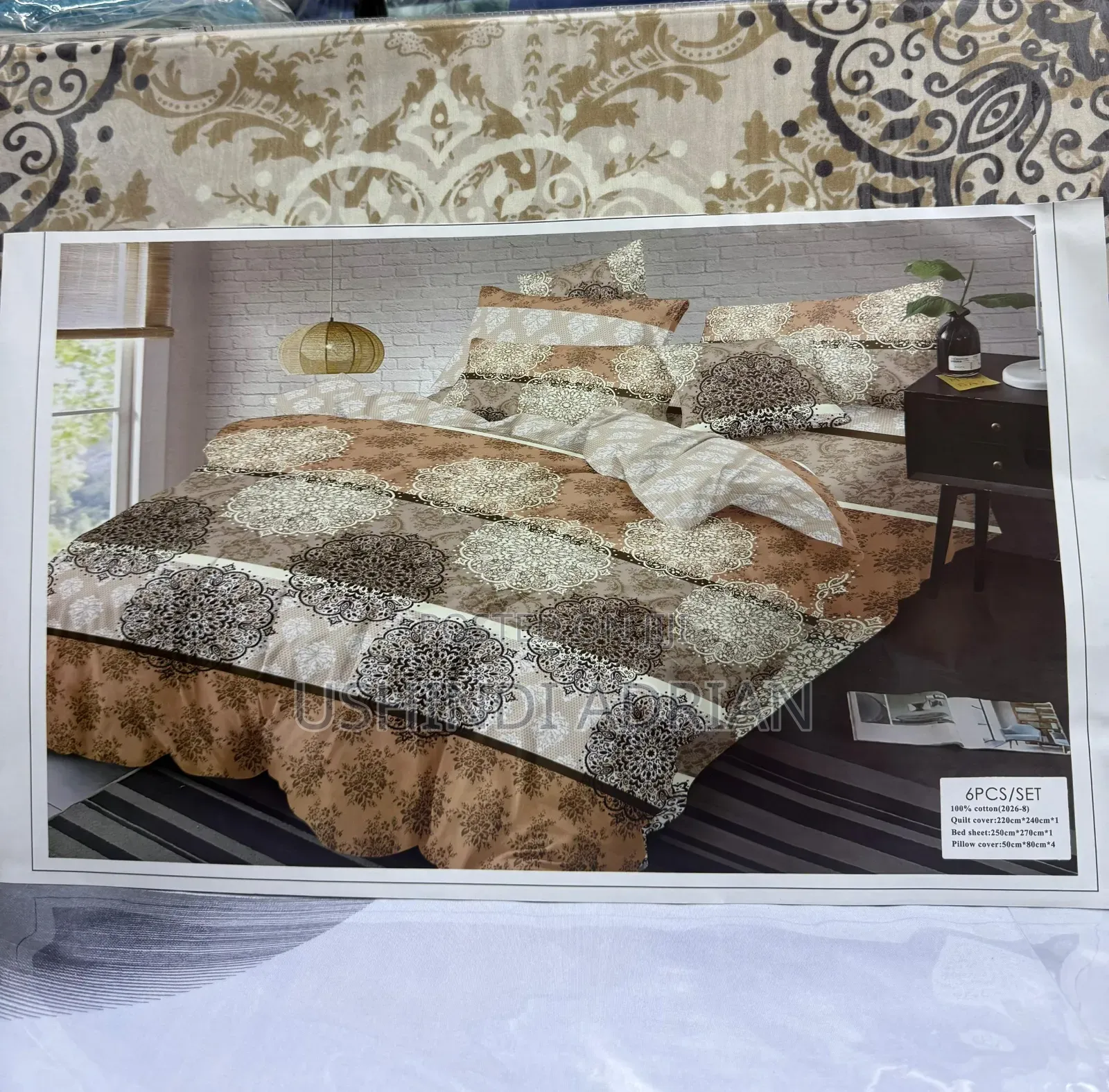 Bedding Set (King Size)  Duvet Cover 1
 Shuka 1
 Foronya 4