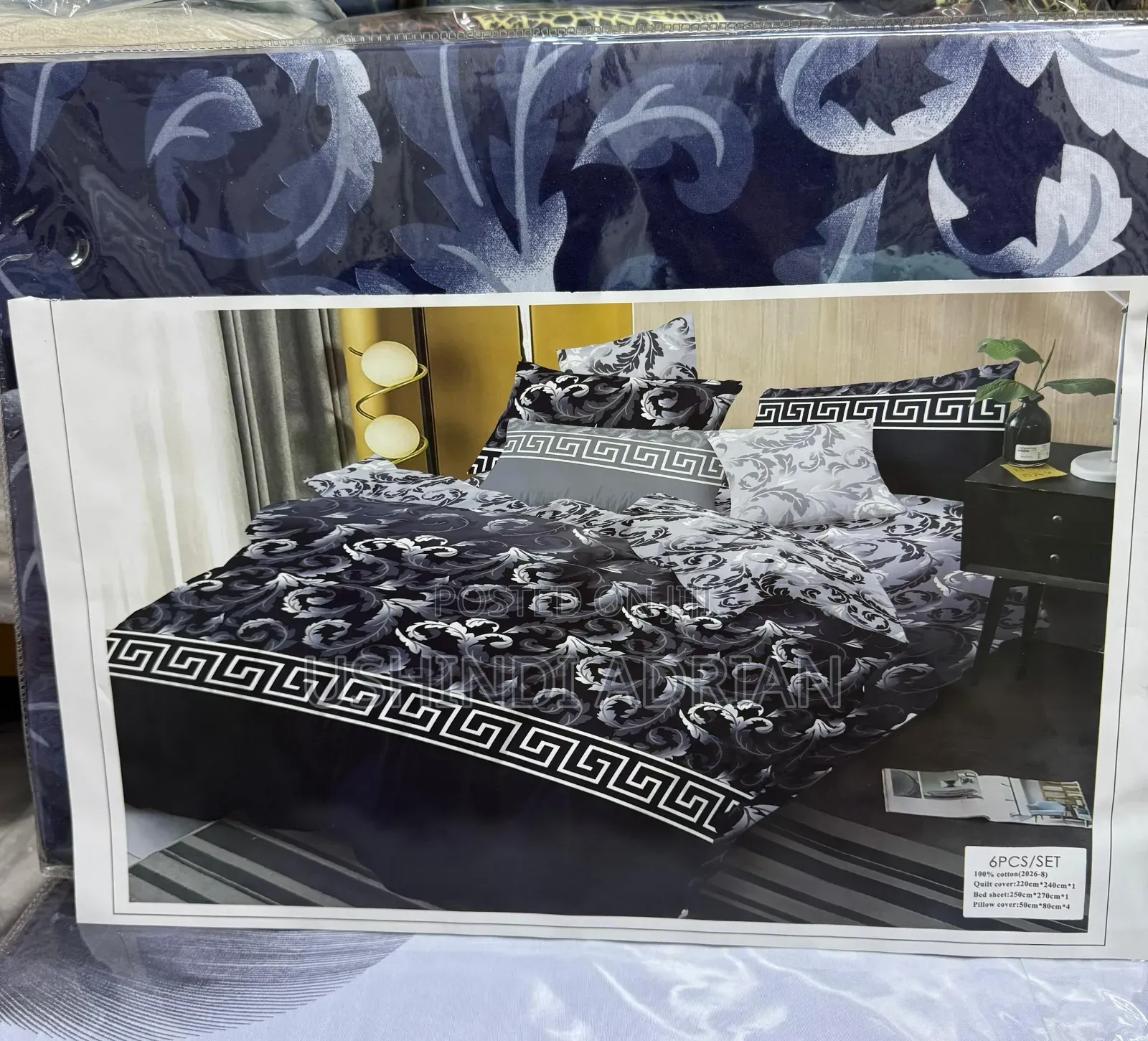Bedding Set (King Size)  Duvet Cover 1
 Shuka 1
 Foronya 4