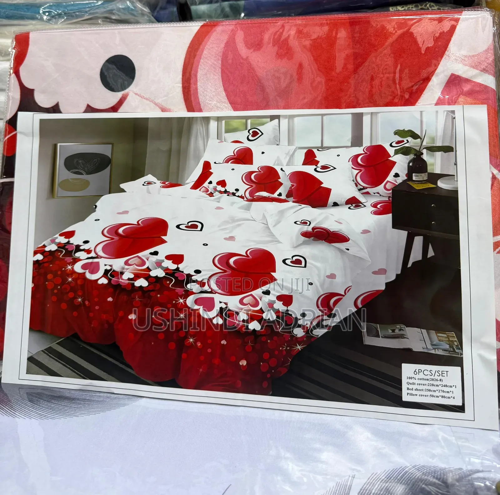 Bedding Set (King Size)  Duvet Cover 1
 Shuka 1
 Foronya 4