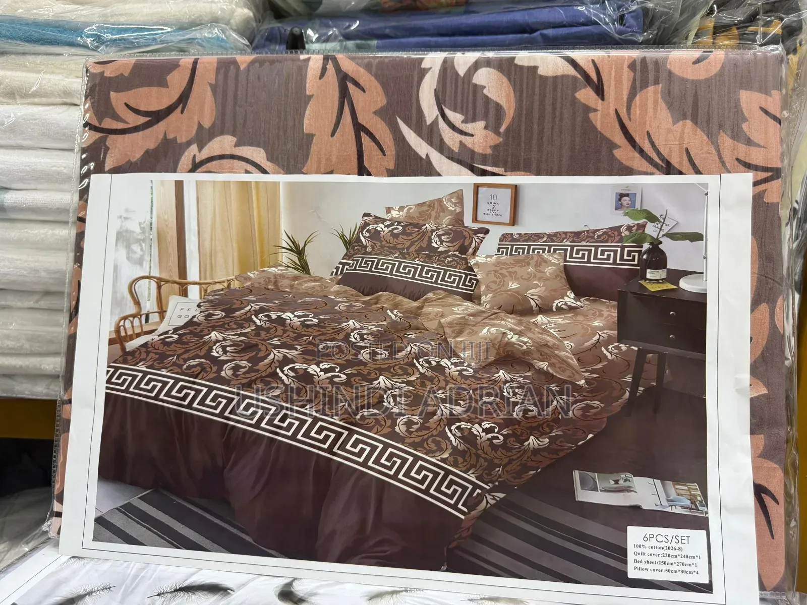 Bedding Set (King Size)  Duvet Cover 1
 Shuka 1
 Foronya 4