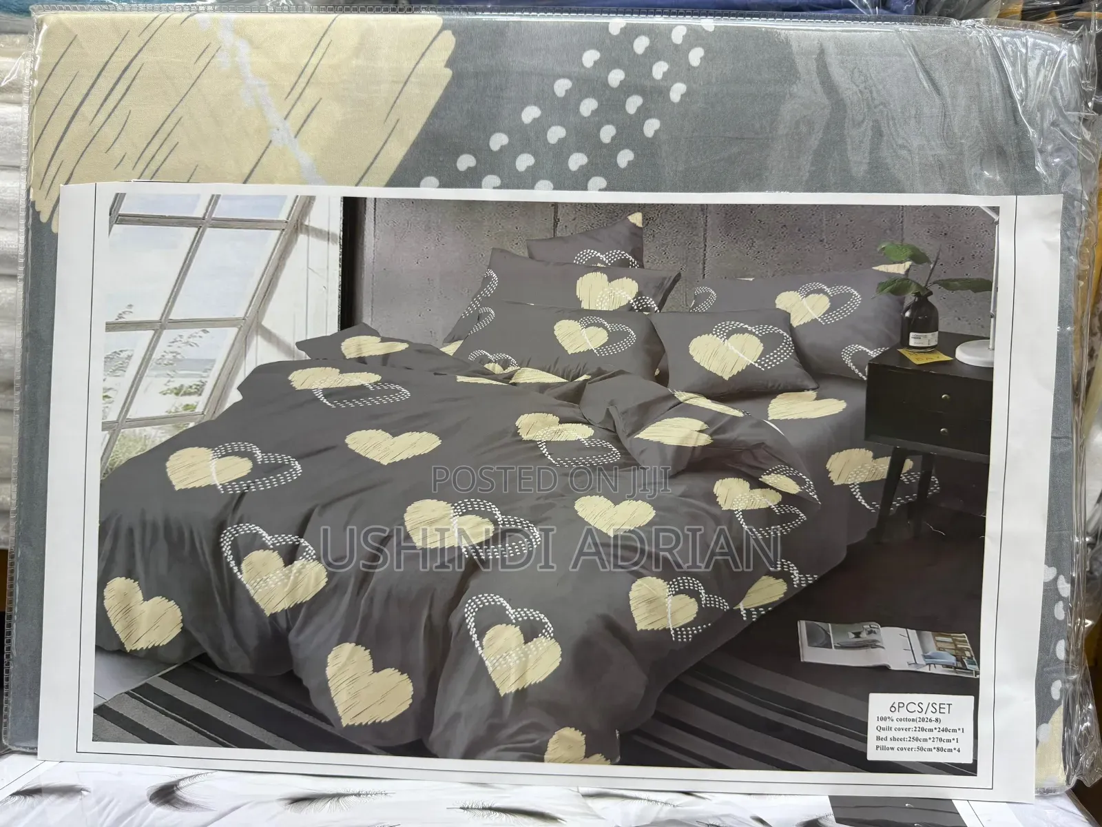 Bedding Set (King Size)  Duvet Cover 1
 Shuka 1
 Foronya 4