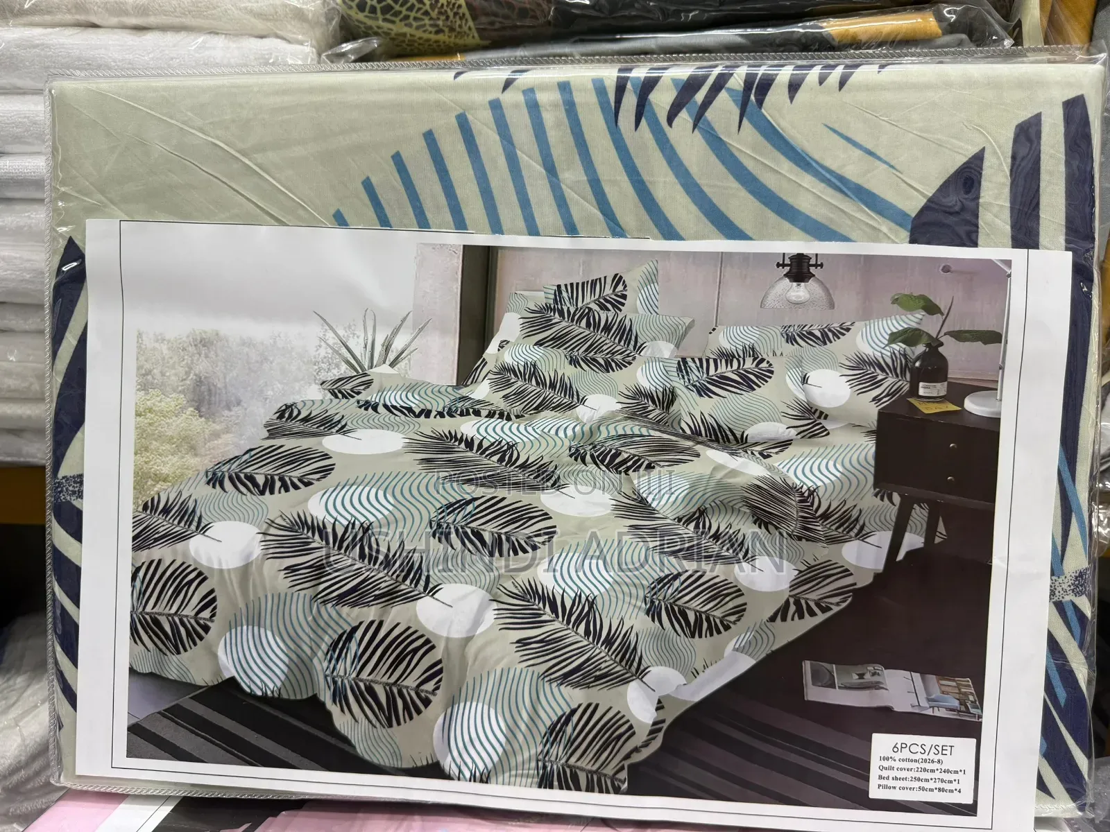 Bedding Set (King Size)  Duvet Cover 1
 Shuka 1
 Foronya 4