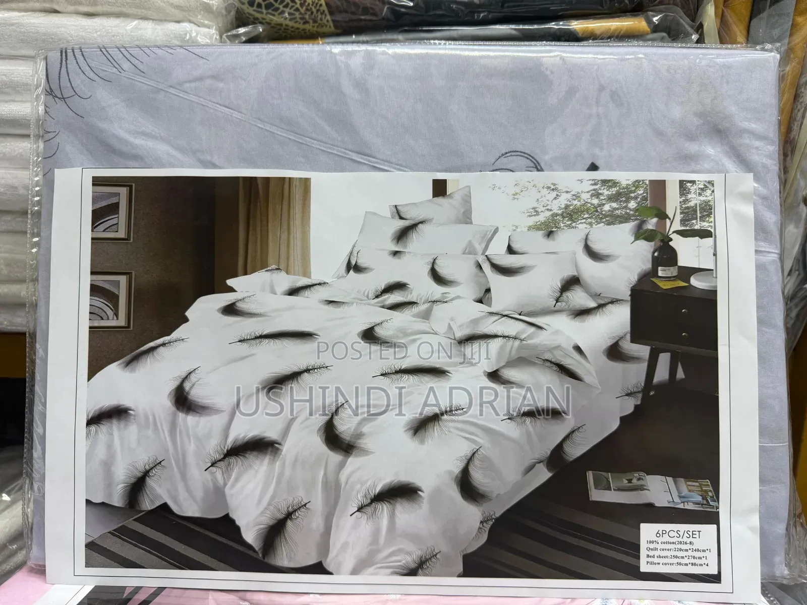 Bedding Set (King Size)  Duvet Cover 1
 Shuka 1
 Foronya 4