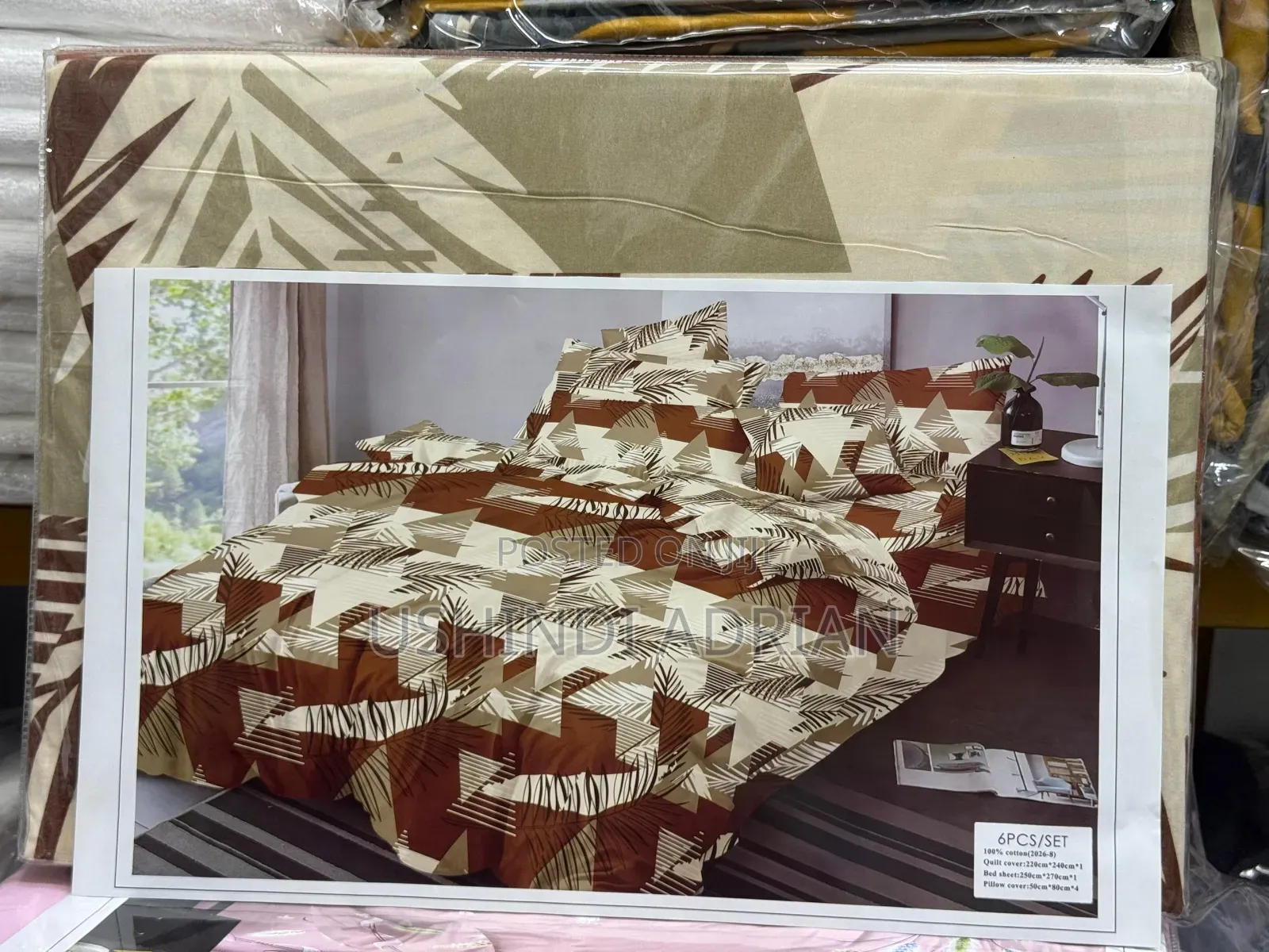 Bedding Set (King Size)  Duvet Cover 1
 Shuka 1
 Foronya 4