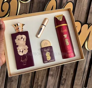 Lattafa Pride Ansaam Gold Eau De Parfum 3-Piece Gift Set (Unisex)