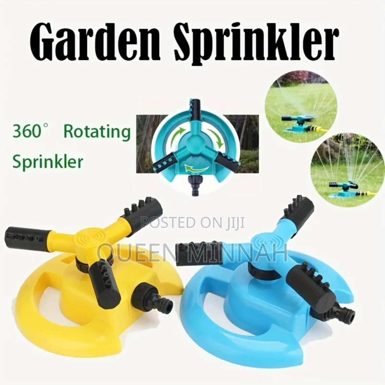 360 Degree Rotating Garden Lawn Sprinkler